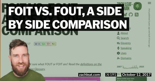 FOIT vs. FOUT, a Side by Side Comparison