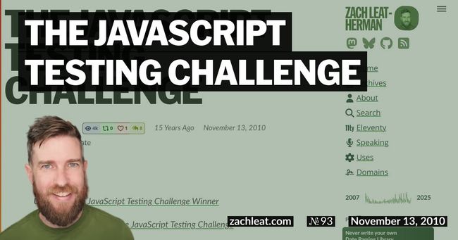 The JavaScript Testing Challenge