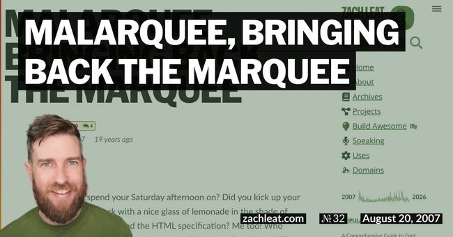 maLArquee, Bringing Back the Marquee
