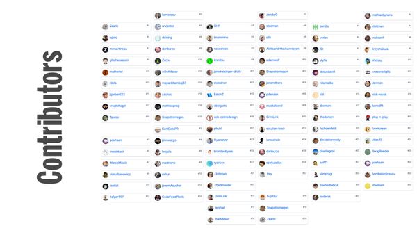 Thank you to all 11ty GitHub contributors (docs, code, etc)
