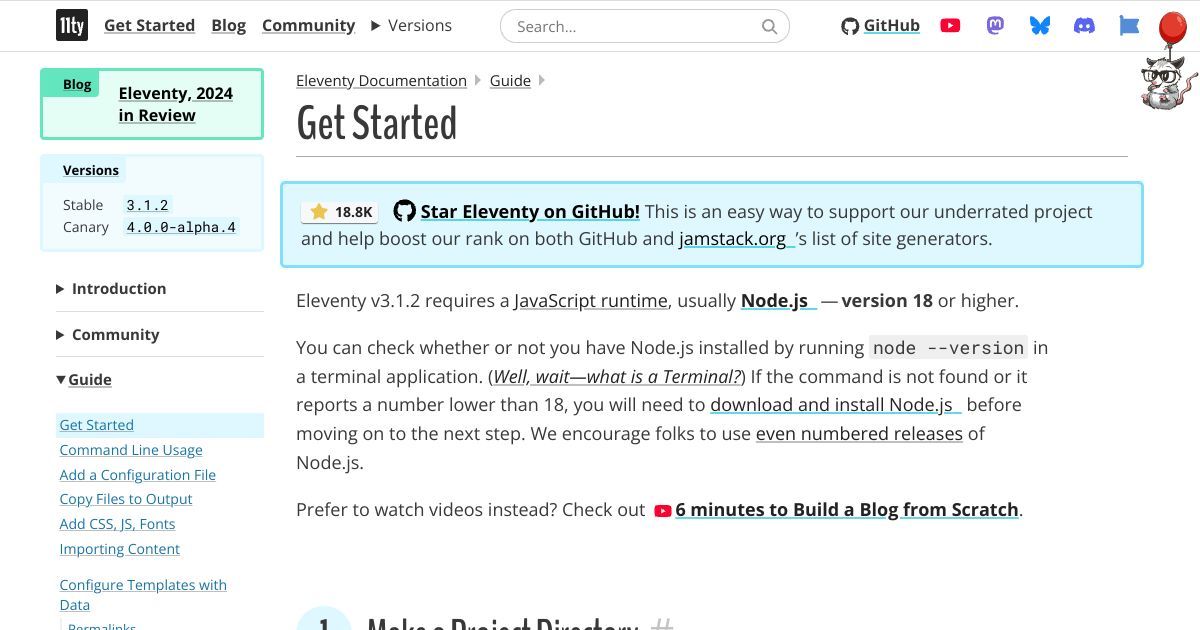 Screenshot of Open Graph image of 11ty.dev