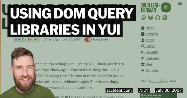 Using DOM Query Libraries in YUI