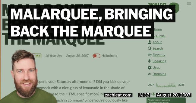 maLArquee, Bringing Back the Marquee