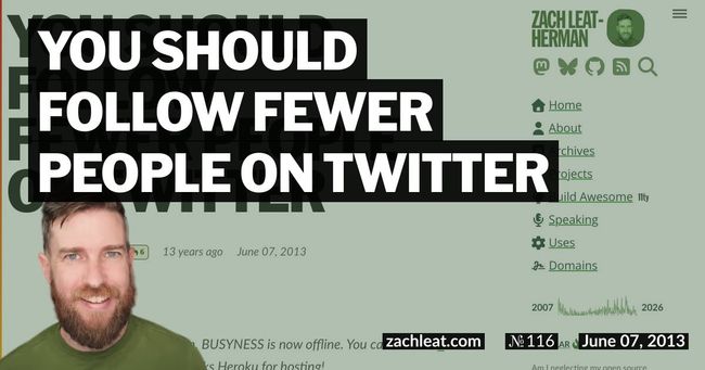 You Should Follow Fewer People on Twitter