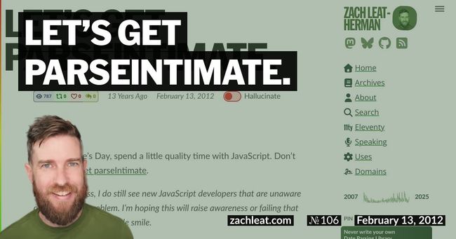 Let’s get parseIntimate.