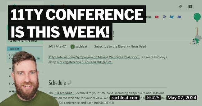 11ty Conference is this week!