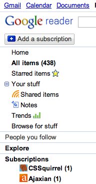 Screen shot 2010-02-15 at 11.09.16 PM Google Reader Menu