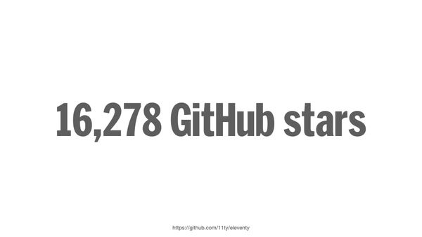 16,278 GitHub stars