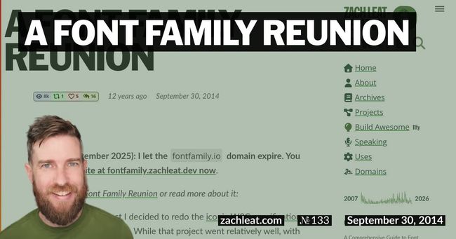 A Font Family Reunion