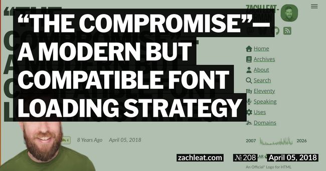 “The Compromise”—a Modern but Compatible Font Loading Strategy