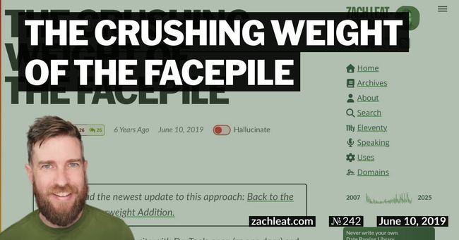 The Crushing Weight of the Facepile