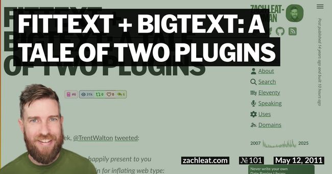 FitText + BigText: A Tale of Two Plugins