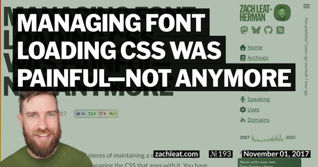 Managing Font Loading CSS Was Painful—Not Anymore