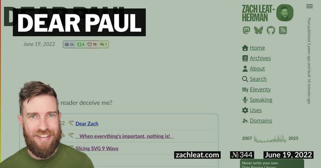 Dear Paul